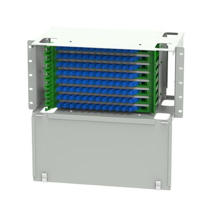 Fiberoptische apparatuur voor FTTX en datacenters E2K Type 96 Ports Patchpanel in het beste geval