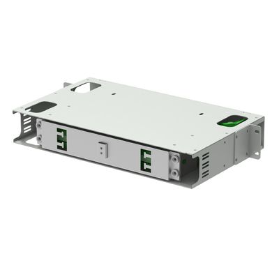 Indoor Application LC Type 24 Ports Optical Fiber Distribution Patchpanel voor datacenters