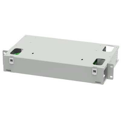 24 Port-optisch glasvezelverspreidingspatchpaneel E2000 Type voor netwerk-ODN en datacenters