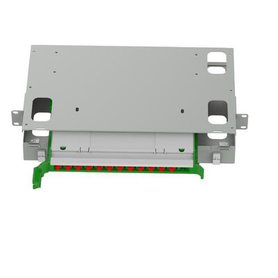 FC Type 12 Ports Optic Fiber Distribution Patchpanel Ideaal voor FTTX ODF in datacenters