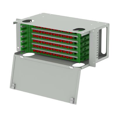 72 Port FC-type glasvezelverspreidingspatchpanel Sub-optisch distributieframe voor FTTX