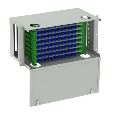 96-poort glasvezelverspreidingspatchpanel voor sub-optisch distributieframe in wit
