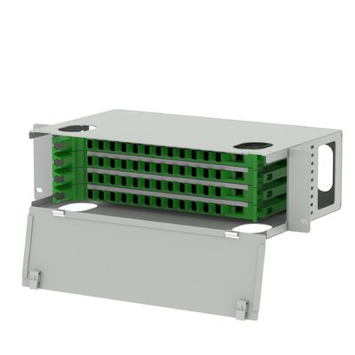 SC UPC-connector 48-poort glasvezelverspreidingspatchpaneel voor FTTH-inrichtingen in ODF-netwerken