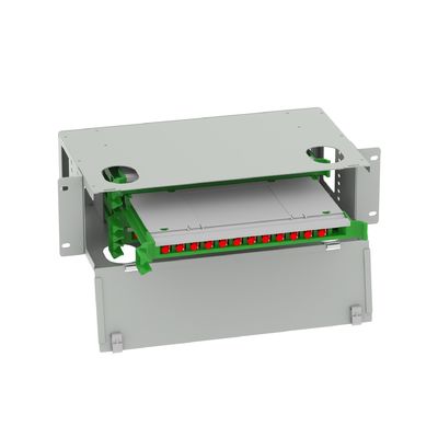 Datacentrum moet beschikken over een 48-poort FC-type glasvezelverspreidingspatchpanel met en 5