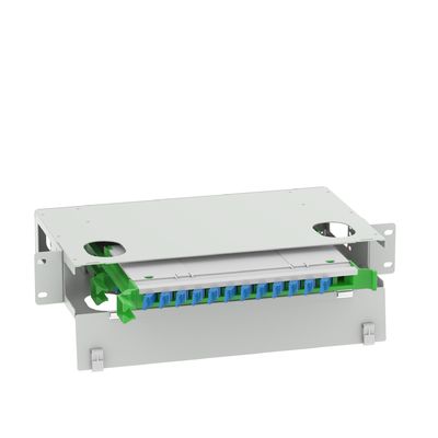 24 Patchpanel voor de distributie van glasvezels via poorten voor FTTX-netwerkbeheer in datacenters