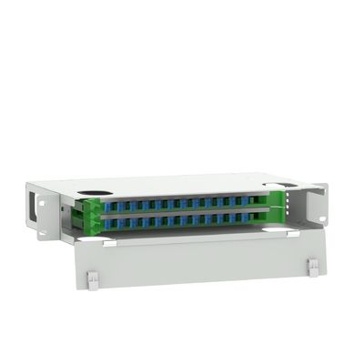 24 Patchpanel voor de distributie van glasvezels via poorten voor FTTX-netwerkbeheer in datacenters