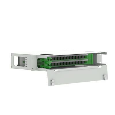 Datacenter optische distributie-eenheid 24 poort SC-type vezelpatchpaneel met 5 keer