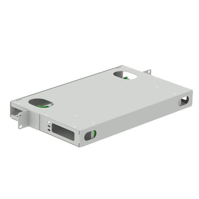 Goedkope GRAY LC Type 12 Ports Glasvezel Distributie Patchpanel voor Data Center