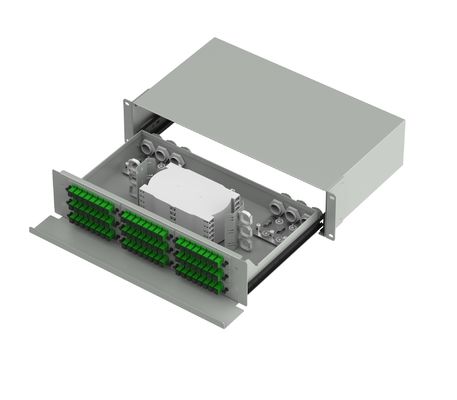SC UPC Connector Optic Fiber Distribution Patchpanel voor FTTH-netwerk in datacenters