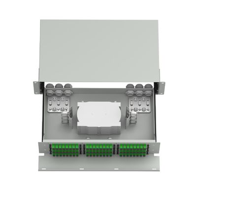 SC UPC Connector Optic Fiber Distribution Patchpanel voor FTTH-netwerk in datacenters