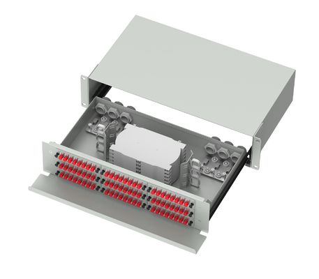 FC-type 72-poort-optische glasvezelverspreidingspatchpanel voor FTTX in geavanceerd ODN-netwerk