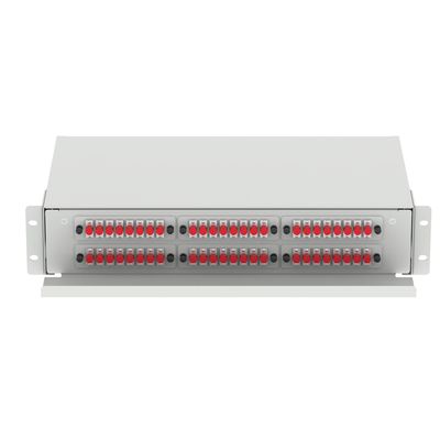 Datacenter Optische glasvezelverspreiding Patchpanel 48 poorten