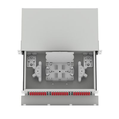 Datacenter Optische glasvezelverspreiding Patchpanel 48 poorten