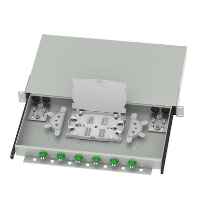 FTTX Suboptisch distributieframe Glasvezel patchpanel met LC-type aansluitingen