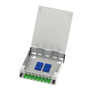 FTTH-netwerk met glasvezelverspreiding Type 8 Cores FC APC FTTH-terminalbox voor FTTX