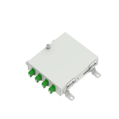 RAL 7035 4 Cores LC UPC Fiber Optic Terminal Box voor FTTX in FTTX Terminal Equipment