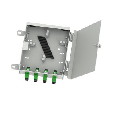 ODN-netwerk SC APC Type 4 Cores FTTH-terminalbox voor FTTX-distributie