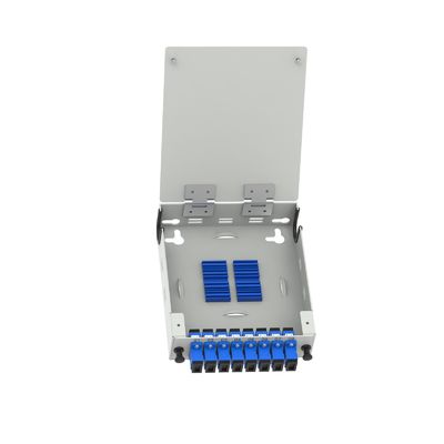 8 Core SC UPC-type FTTH-terminalbox met glasvezel voor FTTX-distributie in ODN-netwerk