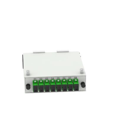 Koudgewalst staal met 8 kernen SC APC-type FTTH-terminalbox met glasvezel voor FTTX-diensten