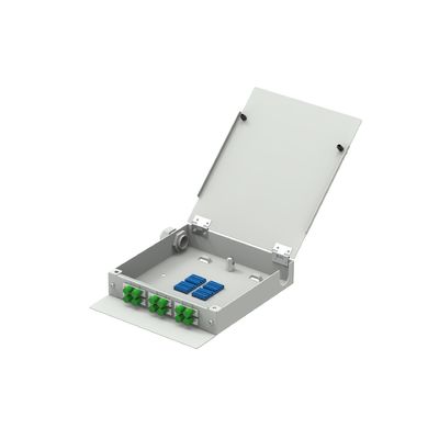 Koudgewalst staal met 12 kernen FC APC-type FTTH-terminalbox met glasvezel voor netwerk-ODN