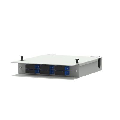 12 Core SC UPC Glasvezel Terminal Box voor FTTX-netwerk van koudgewalst staal