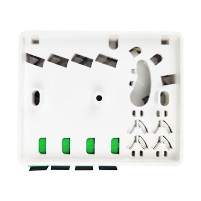 SC/APC Grijs 4 kernen Plastic Fiber Optic Faceplate Socket Panel voor Indoor Network FTTH
