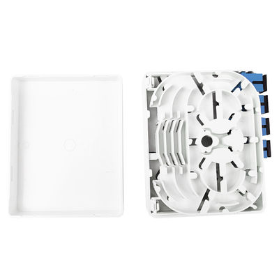 FTTH-netwerk binnen 4 kernen SC UPC Plastic Fiber Optic Faceplate Socket Panel in grijs