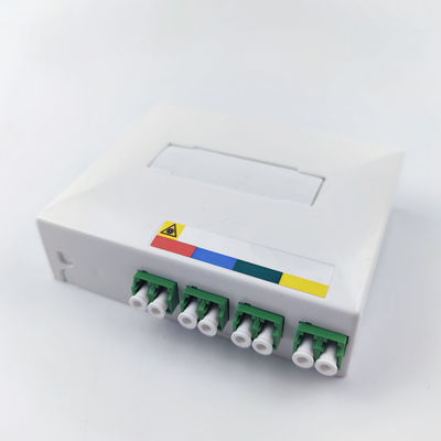 Netwerk Geen 4 kernen Glasvezel Faceplate Socket Panel voor binnen FTTH installatie