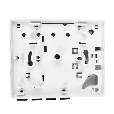 Indoor 4 Core UPC Plastic Fiber Optic Faceplate Socket Panel met 100*80*30mm Grootte