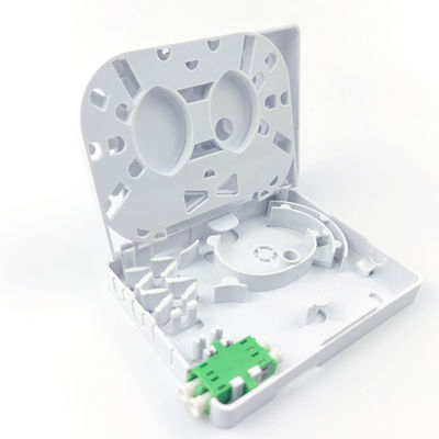 5 -Made LC APC Plastic Fiber Optic Faceplate Socket Panel voor binnen in FTTH-netwerk