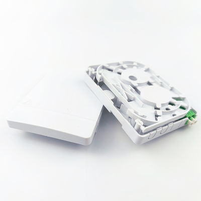 5 -Made LC APC Plastic Fiber Optic Faceplate Socket Panel voor binnen in FTTH-netwerk