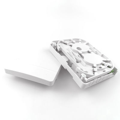 FTTH-netwerk binnenmuur gemonteerd FC APC Plastic Fiber Optic Faceplate Socket Panel 2 Core