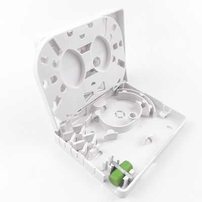 FTTH-netwerk binnenmuur gemonteerd FC APC Plastic Fiber Optic Faceplate Socket Panel 2 Core