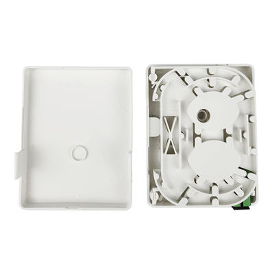 2 Core SC APC Plastic Fiber Optic Faceplate Socket Panel voor binnen in FTTH-netwerk