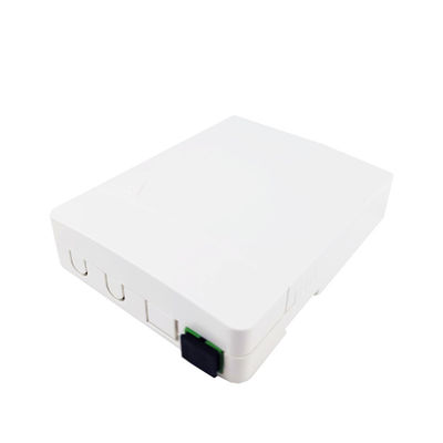 2 Core SC APC Plastic Fiber Optic Faceplate Socket Panel voor binnen in FTTH-netwerk
