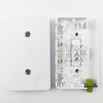 Wandmontage 2 Core FC APC Plastic Fiber Optic Faceplate Socket Panel voor binnen