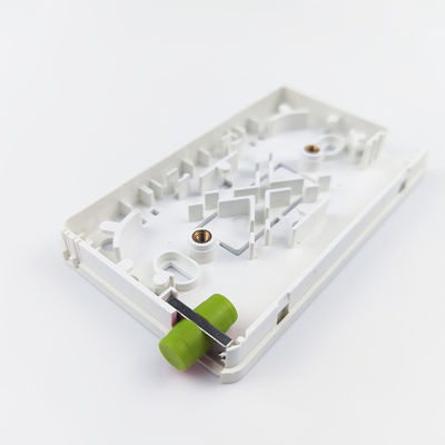 Wandmontage 2 Core FC APC Plastic Fiber Optic Faceplate Socket Panel voor binnen