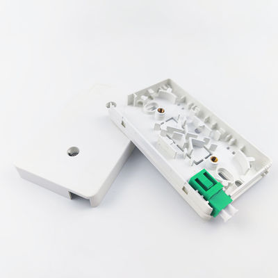 FTTH-netwerk glasvezelkabel stopcontactpaneel 2 kernen LC APC Plastic faceplate 116*69*19 mm