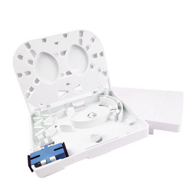 FTTH-netwerkfunctie Gebruikt 2 kernen UPC Plastic Fiber Optic Faceplate Socket Panel Indoor