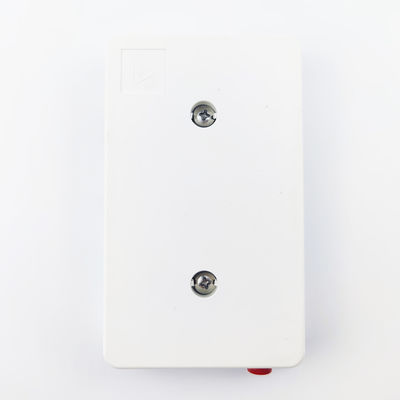2 kernen UPC-plastic fiber optic faceplate socket panel voor FTTH-netwerk in wit/grijs