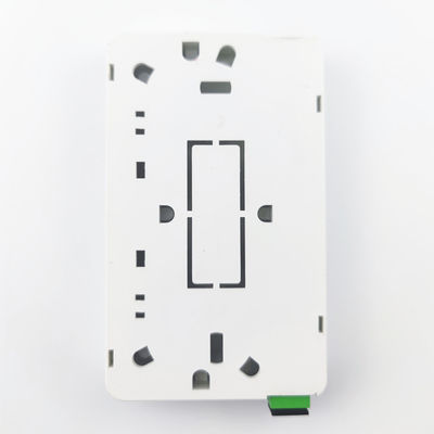 2 Core SC APC Plastic Fiber Optic Faceplate Socket Panel voor FTTH-kabels voor binnennetwerken