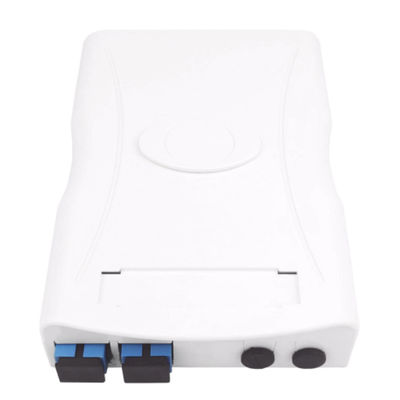 2 kernen UPC-plastiekvezel-optisch gevelplaat stopcontactpaneel voor wandmontage