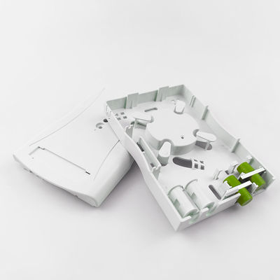 2 Core FC/APC Plastic Fiber Optic Faceplate Socket Panel voor bekabeld LAN-netwerk binnen