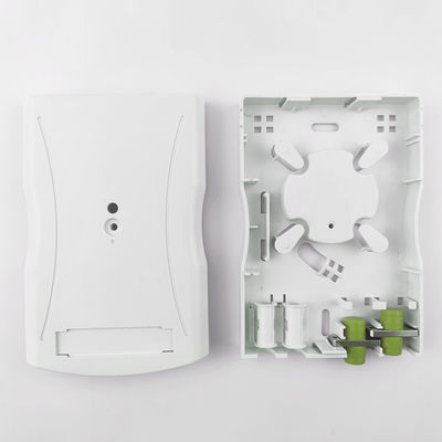 2 Core FC/APC Plastic Fiber Optic Faceplate Socket Panel voor bekabeld LAN-netwerk binnen