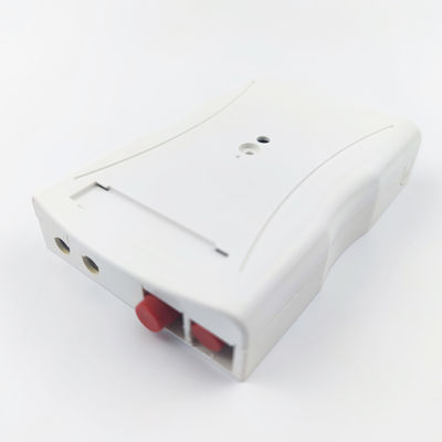 Grijs FC/UPC Plastic Fiber Optic Faceplate Socket Panel 2 Kernen voor Indoor FTTH Network