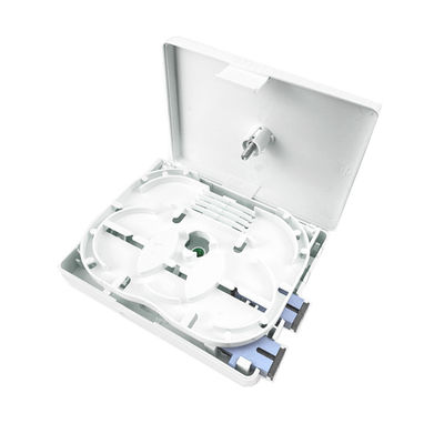 Netwerk Grijs 2 Kernen UPC Plastic Fiber Optic Faceplate Socket Panel SC voor binnenshuis