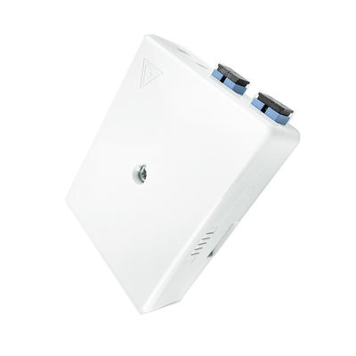 Netwerk Grijs 2 Kernen UPC Plastic Fiber Optic Faceplate Socket Panel SC voor binnenshuis