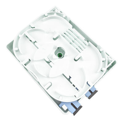 Netwerk Grijs 2 Kernen UPC Plastic Fiber Optic Faceplate Socket Panel SC voor binnenshuis