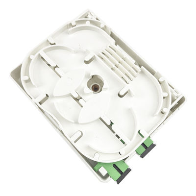 SC APC Plastic Fiber Optic Faceplate Socket Panel 2 Kernen voor binnen- en FTTH-netwerken