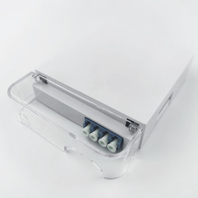 2 Core LC/UPC Plastic Fiber Optic Face Plate Socket Panel voor binnen in FTTH-netwerk